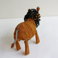 beads animal ②ライオン(茶色・たてがみ黒)