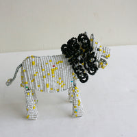 beads animal ①ライオン(白に黄色)