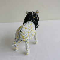 beads animal ①ライオン(白に黄色)