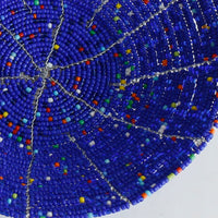 ビーズボウル 青