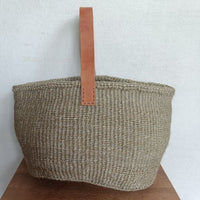 oval basket/S medium grey