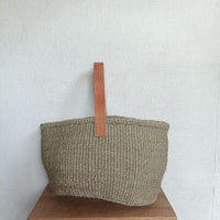oval basket/S medium grey