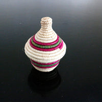 raffia with lid/SS