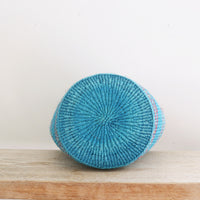 open weave with beads/S