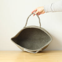 oval basket/LS dark grey