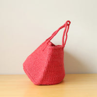 oval basket/LS red