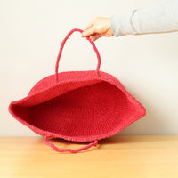 oval basket/LS red