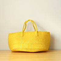 oval basket/LS yellow