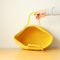 oval basket/LS yellow