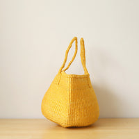 サイザルバスケット MSサイズ ダートピンク