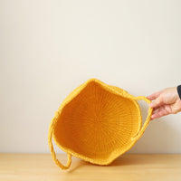 サイザルバスケット MSサイズ ダートピンク