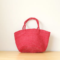 サイザルバスケット MSサイズ ライトレッド