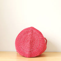 サイザルバスケット MSサイズ ライトレッド