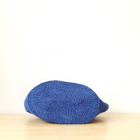 oval basket/S indigo blue