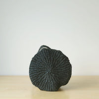 サイザルバスケット SSサイズ ダイヤ ブラック・ナチュラル