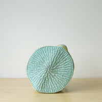 サイザルバスケット SSサイズ ダイヤ ブルーグレー・ライムグリーン