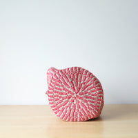 サイザルバスケット SSサイズ ゼブラシカク グレー・オペラ