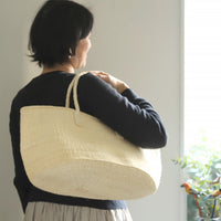 oval basket/LS natural