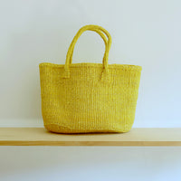 oval basket/high canary yellow