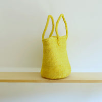 oval basket/high canary yellow