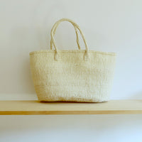 oval basket/high natural