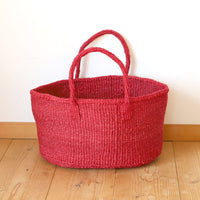 oval basket/LS red