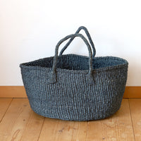 oval basket/LS dark grey