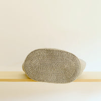 oval basket/high medium grey