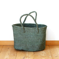 oval basket/high green khaki