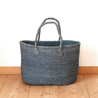 oval basket/high dark grey