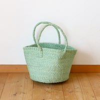 サイザルバスケット MSサイズ ミントグリーン