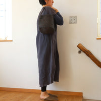 ラップサイザルバスケット S/1ハンドル ゼブラシカク オレンジ