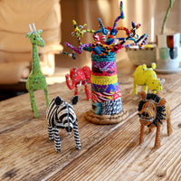 beads animal ③ライオン(青)