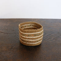 open weave with beads/mini