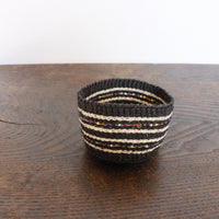 open weave with beads/mini