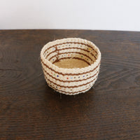 open weave with beads/mini
