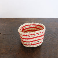 open weave with beads/mini