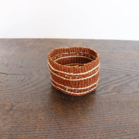 open weave with beads/mini