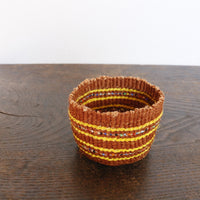 open weave with beads/mini