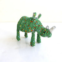 beads animal ⑦サイ(緑)