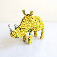 beads animal ⑨サイ(黄色)