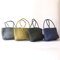 oval basket/low dark gray