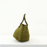 サイザルバスケット SSサイズ グリーンカーキ