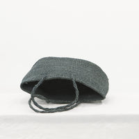 oval basket/low dark gray