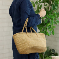 oval basket/low coral pink