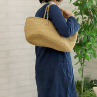 oval basket/low coral pink