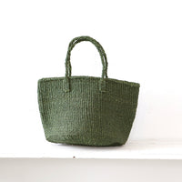 サイザルバスケット MSサイズ グリーンカーキ