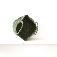 サイザルバスケット MSサイズ グリーンカーキ