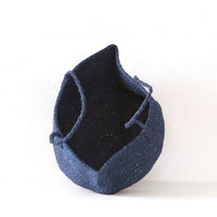 サイザルバスケット LSサイズ ネイビー