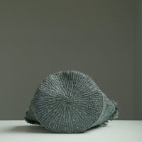 サイザルバスケット Mサイズ フリンジ ダークグレー